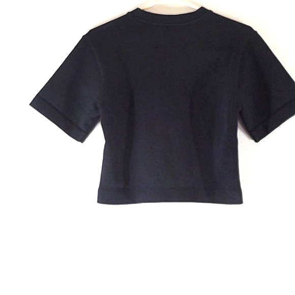 Everlane Black Cropped T-Shirt - Picture 1 of 4